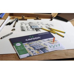 Pochette de 10 Feuilles Dessin 1557 JA 160 g 24x32 cm - Canson