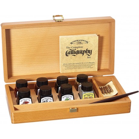 Coffret en Bois Encre de calligraphie - Winsor & Newton