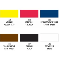 Set Essentiel 6x30ml Encre Acrylique Ink Professional - Liquitex