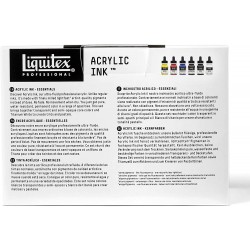 Set Essentiel 6x30ml Encre Acrylique Ink Professional - Liquitex