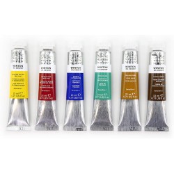 Set de 6 tubes Peinture à l'huile fine Winton 21ml - Winsor & Newton
