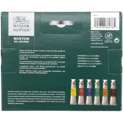 Set de 6 tubes Peinture à l'huile fine Winton 21ml - Winsor & Newton