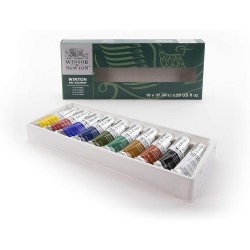 Set de 10 tubes Peinture à l'huile fine Winton 37ml - Winsor & Newton