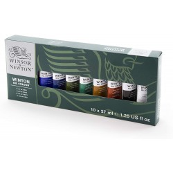 Set de 10 tubes Peinture à l'huile fine Winton 37ml - Winsor & Newton