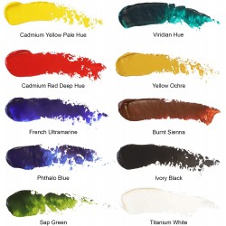 Set de 10 tubes Peinture à l'huile fine Winton 37ml - Winsor & Newton