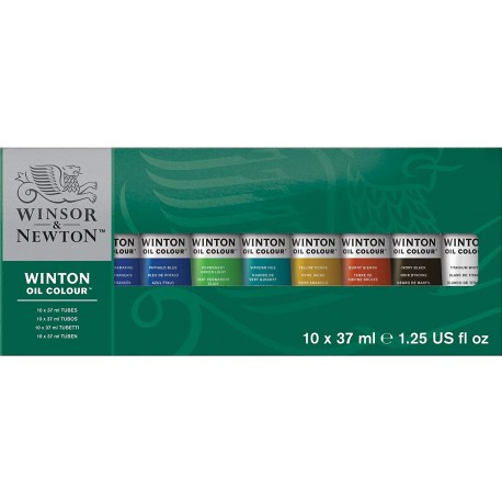 Set de 10 tubes Peinture à l'huile fine Winton 37ml - Winsor & Newton