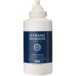 Acrylique Fine Blanc De Titane 750ml - Lefranc & Bourgeois