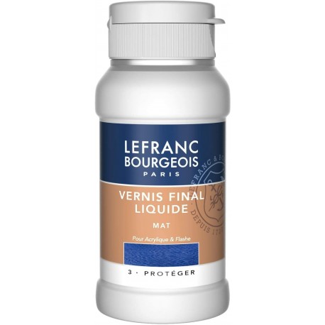 Vernis Final Mat pour Peintures Acryliques 120 ml - Lefranc & Bourgeois
