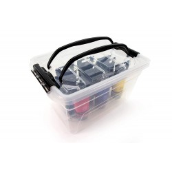 Coffret de peinture acrylique Starter Box, finition brillante assortie 675 ml - Liquitex