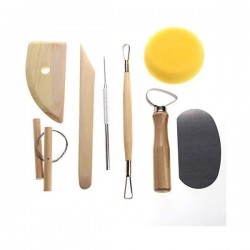 Set de 8 Pottery Tools - Art Tools - Keep Smiling