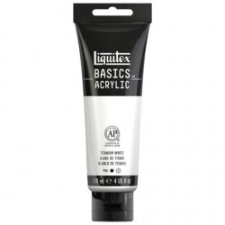 Acrylique Liquitex Basics - 118ml : titane blanc