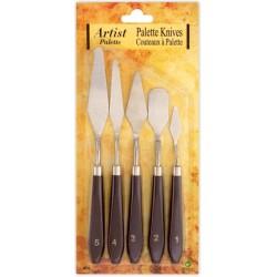 Pochette de 5 couteaux - Artist Palette