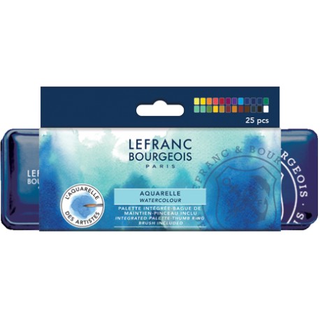 Set de 24 Demi-Godet Aquarelle Fine - Lefranc & Bourgeois