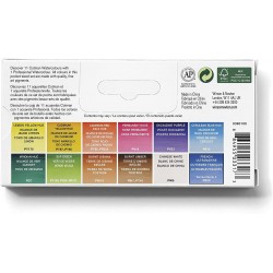 Boîte De Peinture Aquarelle En Plastique de 12 1/2 Godets "Sketcher" - Winsor & Newton