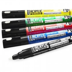 Set de 5 Marqueurs Acrylique pointe 1.2 mm - Pébéo