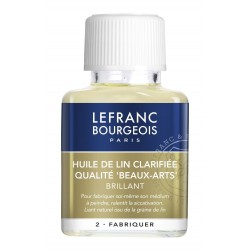 Huile de lin clarifiée 75 ml - Lefranc & Bourgeois