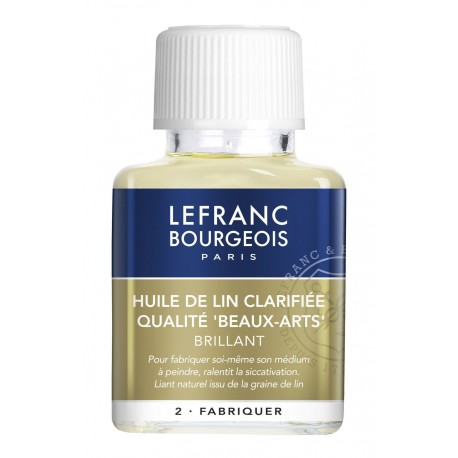Huile de lin clarifiée 75 ml - Lefranc & Bourgeois