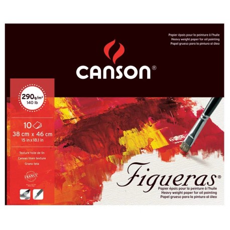 Bloc Figueras 290g/m² - 10 F - 24x33 cm - Canson