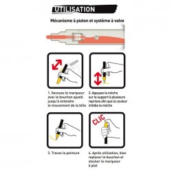 4Artist Marker - 8 mm - bleu foncé 10 - Pébéo