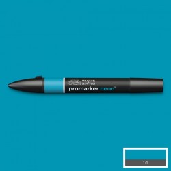 Promarker Néon Volt Bleu - Winsor & Newton