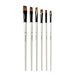 Set de 6 Pinceaux Plats