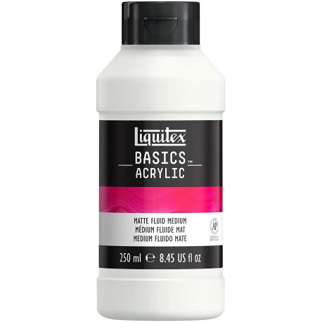 Additif Acrylique Basics Médium Fluide Mat 250ml - Liquitex