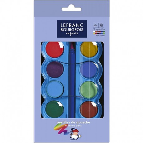 Set de 12 Pastilles de Gouache - Lefranc & Bourgeois