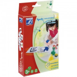 Kit Spoty Applicateur de gouache pour enfants - 4 tubes de 30ml + 8 puzzle lettres - Lefranc Bourgeois