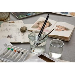 Set  de 12 Tubes Aquarelle étude 10 ml - Lefranc & Bourgeois