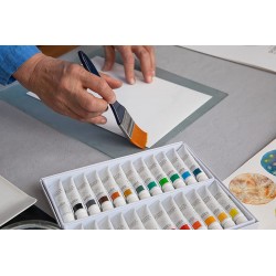 Set  de 12 Tubes Aquarelle étude 10 ml - Lefranc & Bourgeois