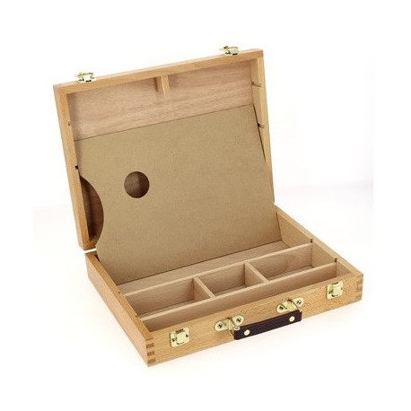 Coffret bois vide en hêtre 40 x 30 cm - Pintura