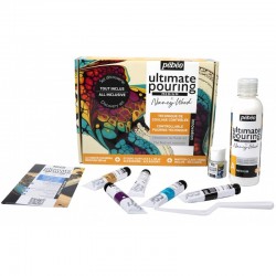 Ensemble d’équipement Ultimate Pouring Mediums 44 pièces - Pébéo