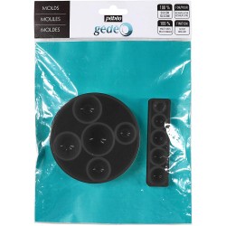 Sachet 2 moules cubiques , Coloris Assortis - Pébéo