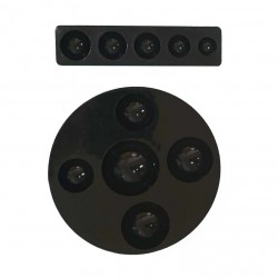 Sachet 2 moules cubiques , Coloris Assortis - Pébéo