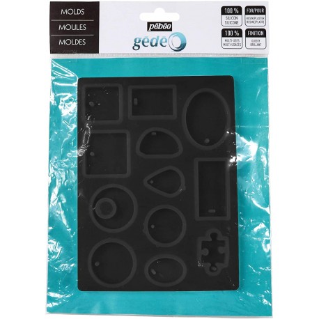 Sachet 2 moules demi-sphères, Coloris Assortis - Pébéo