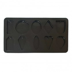 Sachet Planche géométrique n°1, Coloris Assortis- Pébéo