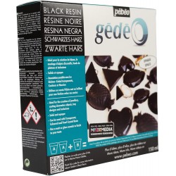 Kit Résine Couleur 150 ml Noir Gédéo  - Pébéo