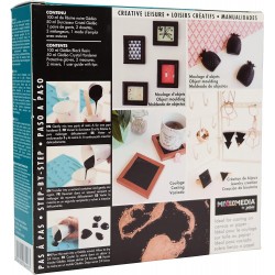Kit Résine Couleur 150 ml Noir Gédéo  - Pébéo