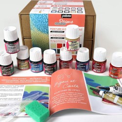 Set de 6 Flacons de 20 ml Fantasy Prisme Couleurs Assorties - Pébéo