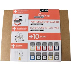 Set de 6 Flacons de 20 ml Fantasy Prisme Couleurs Assorties - Pébéo