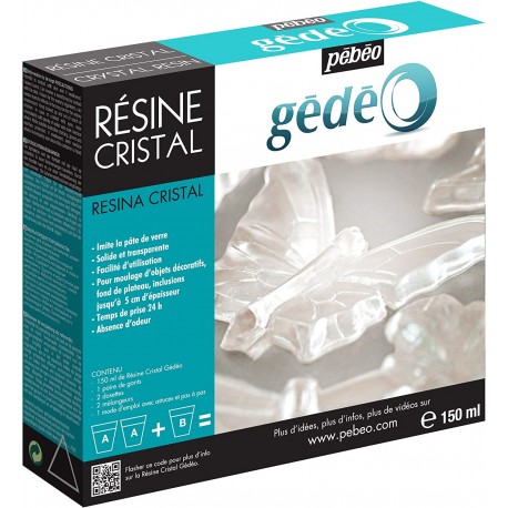 Kit Résine Cristal 750 ML Gédéo - Pébéo