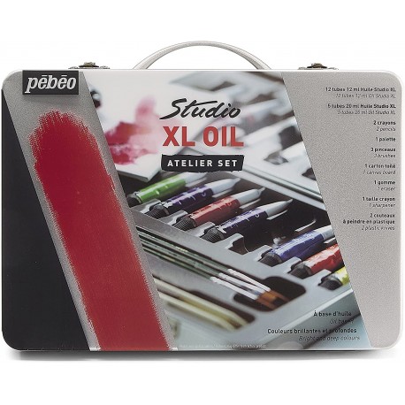 Coffret Atelier Métal Huile Fine XL - Pébéo