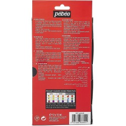 Etui de 12 Tubes Huile Fine XL de 12 ml  - Pébéo