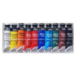 Boite de 10 Tubes Gouache de 10 ml - Pébéo