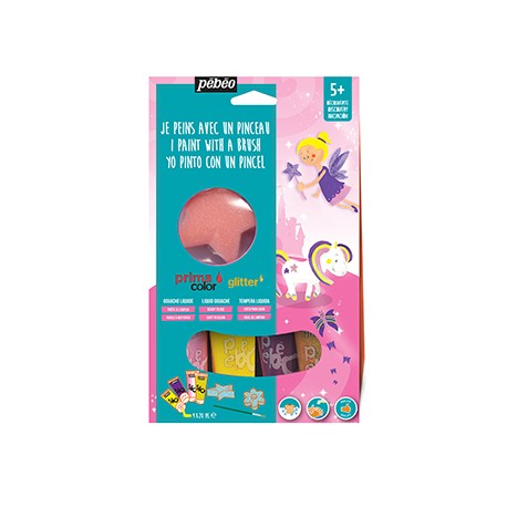 Kit Gouache liquide 4x20ml "Féerie" - Pébéo