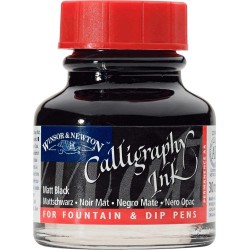 Encre de calligraphie Argent 30 ml - Winsor & Newton
