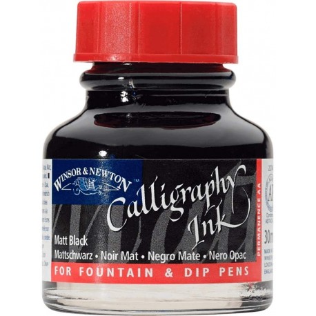 Encre de calligraphie Argent 30 ml - Winsor & Newton