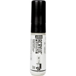 Marqueur Acrylique pointe 5-15mm Noir - Pébéo
