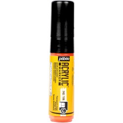 Marqueur Acrylique pointe 5-15mm Jaune Fluo - Pébéo