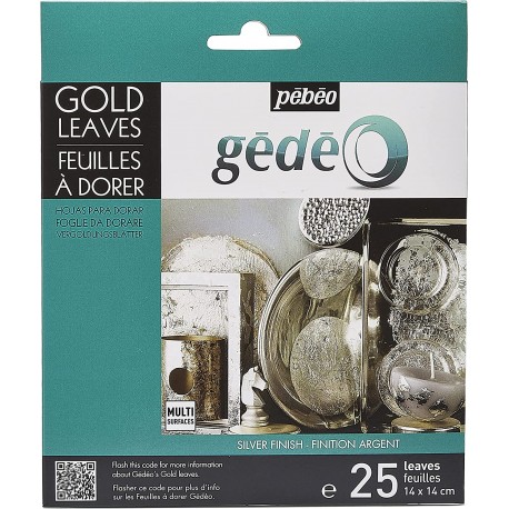 Paquet de 25 Feuilles à dorer finition Or - Pébéo